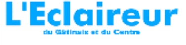 Logo du journal : L'éclaireur du Gatinais, pour la revue de presse